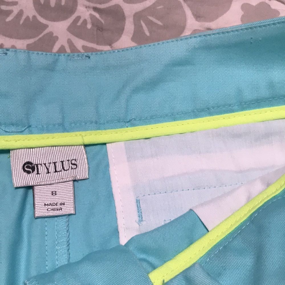 Stylus Aqua Dressy Shorts 8 - Picture 4 of 6